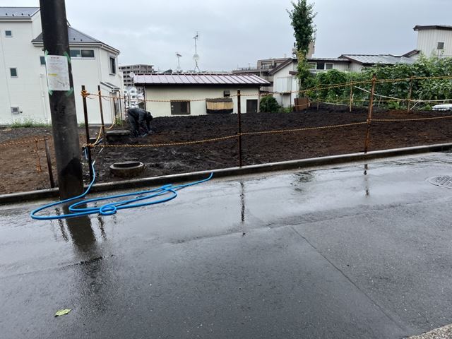 木造２階建て家屋解体工事(神奈川県横浜市鶴見区東寺尾)　工事後の様子です。